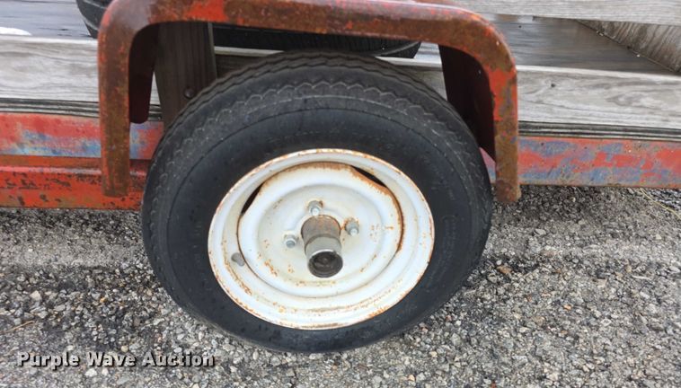 image for item DZ3628 Shop Built  tilt deck utility trailer