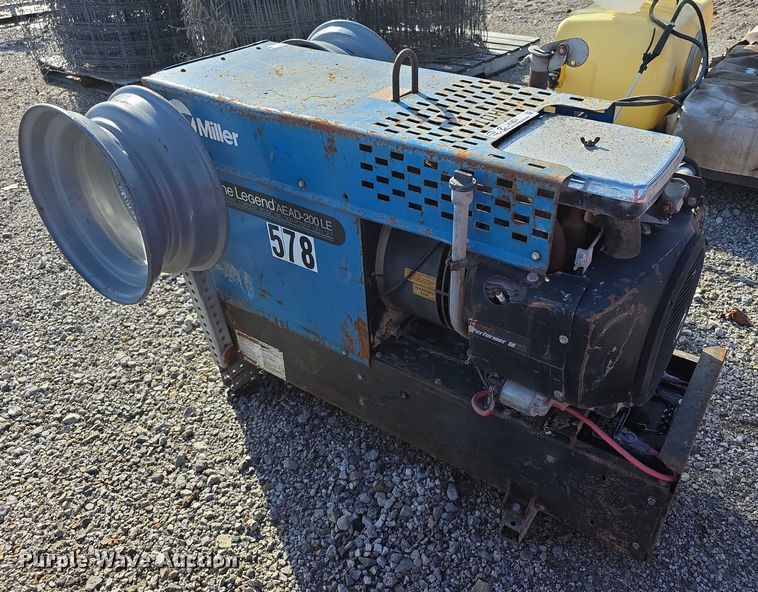 image for item DZ3634 (2) Miller welder/generators