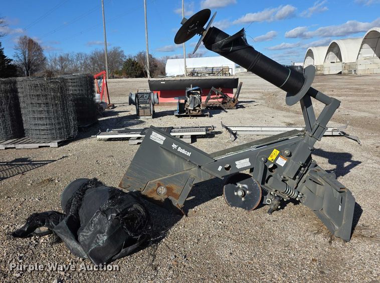 image for item DZ3637 Bobcat skid steer silt fence installer