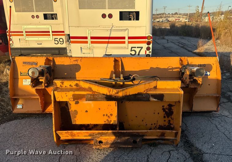 image for item EA2056 Henke REL 12 wheel loader snow plow