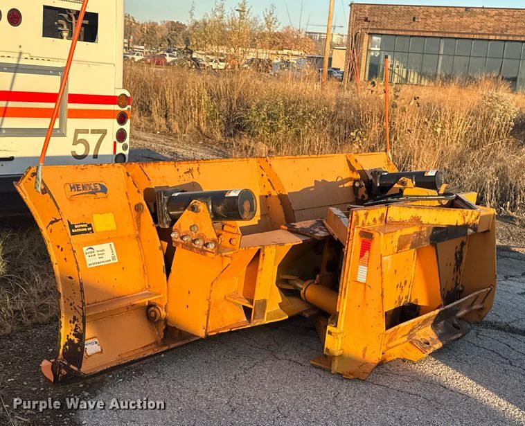 image for item EA2056 Henke REL 12 wheel loader snow plow