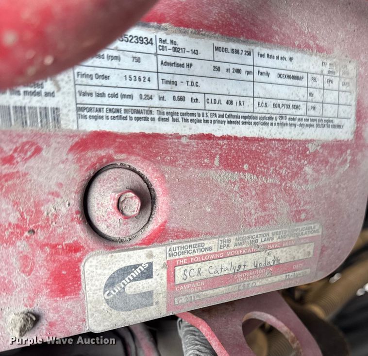 image for item EA2057 2014 Freightliner 108SD dump truck