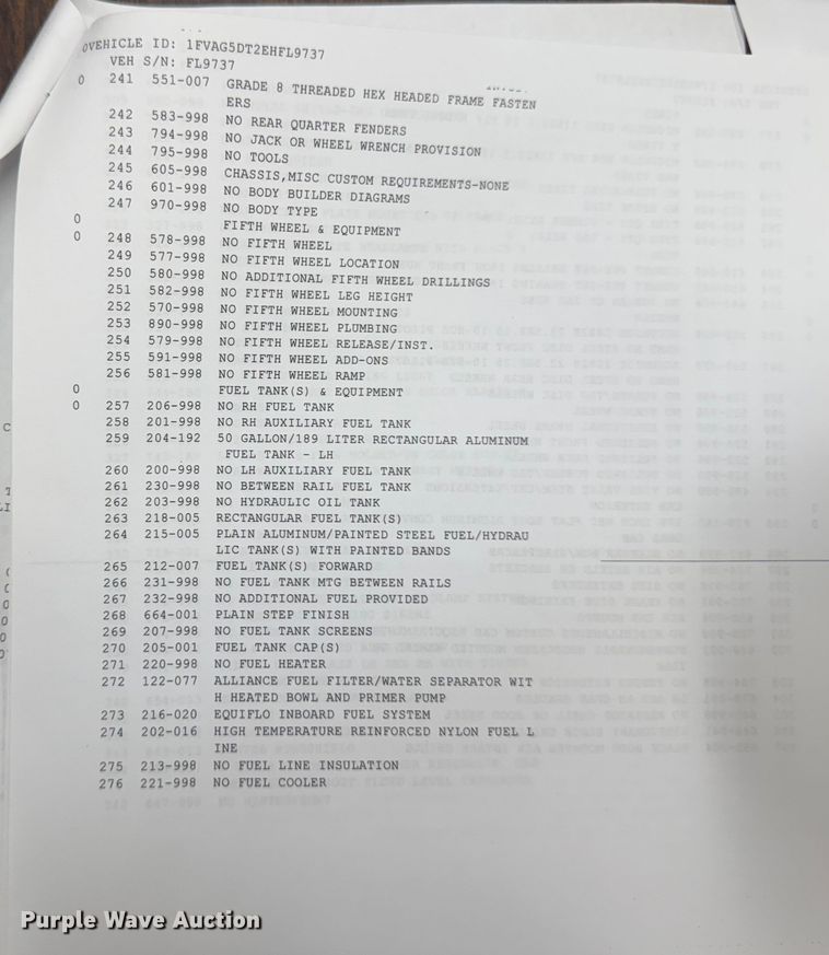 image for item EA2057 2014 Freightliner 108SD dump truck