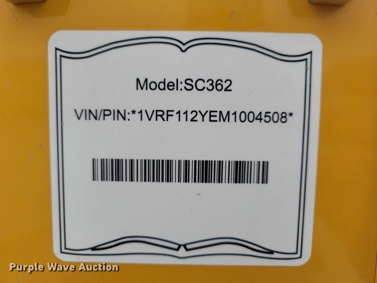 image for item EA2741 2021 Vermeer SC362 stump grinder