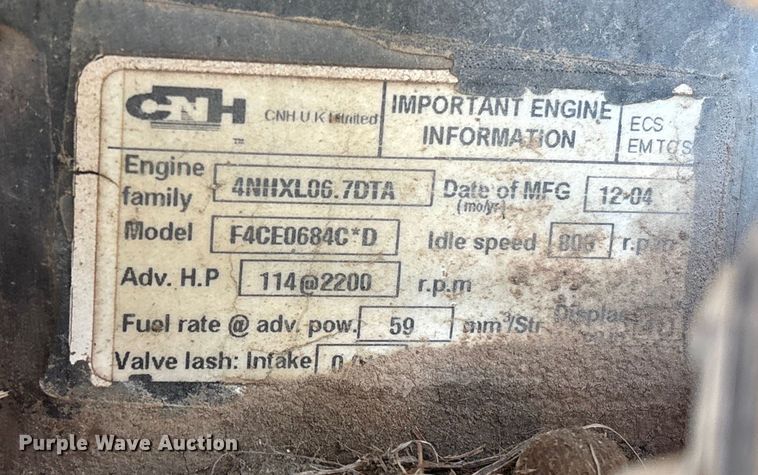 image for item EA7043 New Holland TS115A MFWD tractor