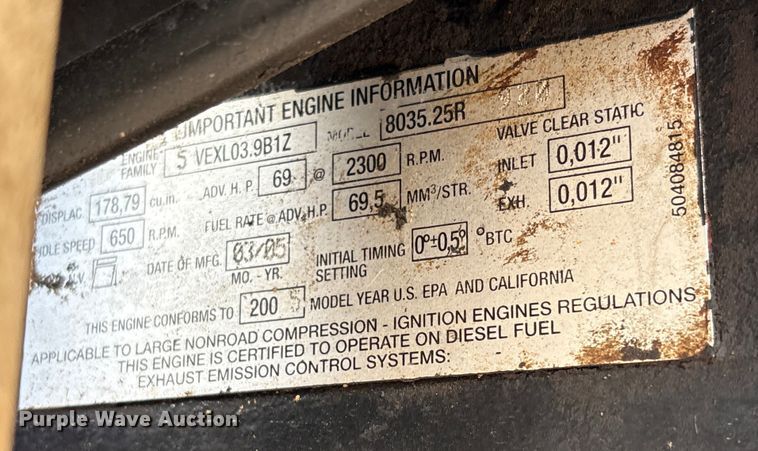 image for item EA7050 2005 New Holland TN70A MFWD tractor