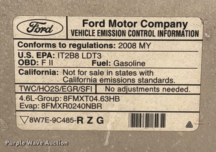 image for item EA7052 2008 Ford F150 pickup truck