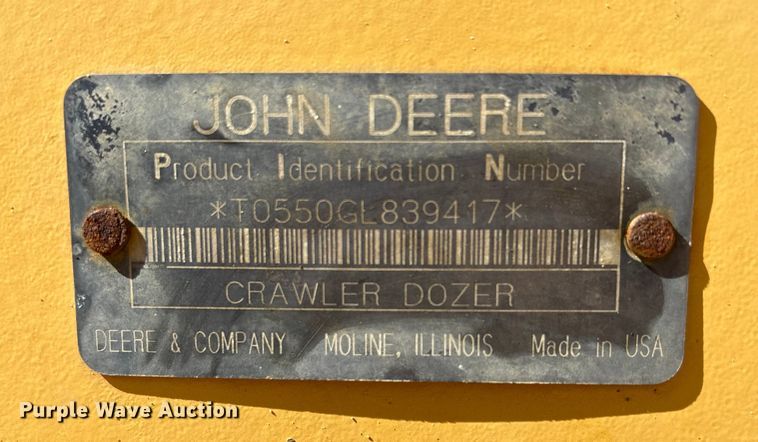 image for item EA7053 1998 John Deere 550G LGP dozer