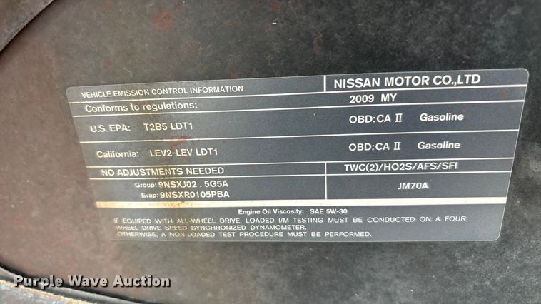 image for item EA7628 2009 Nissan Rogue SUV