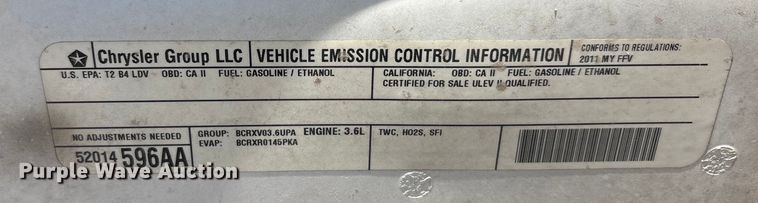 image for item EA7630 2011 Dodge Charger Police 