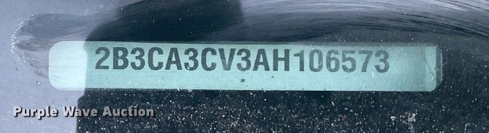 image for item EA7632 2010 Dodge Charger 