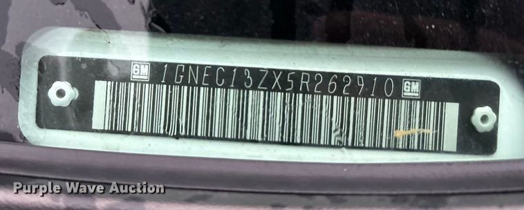 image for item EA7653 2005 Chevrolet Tahoe SUV