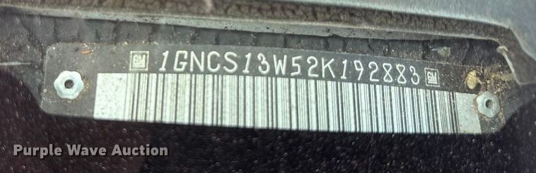 image for item EA7659 2002 Chevrolet Blazer SUV