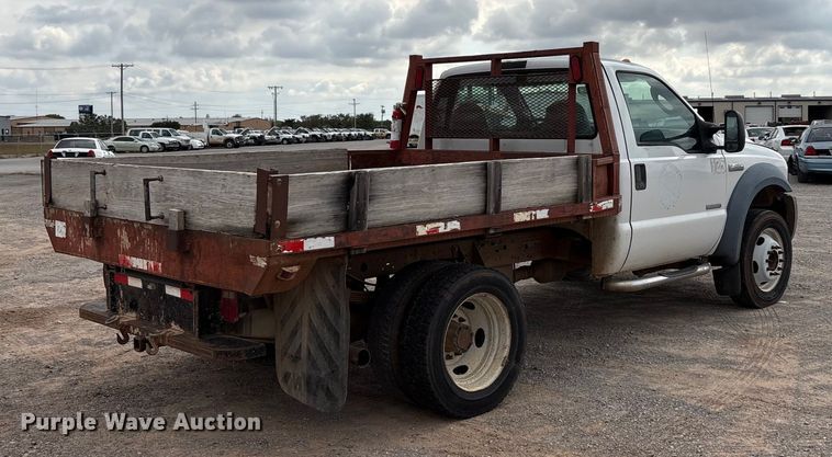 image for item EA7660 2007 Ford F450 Super Duty dump flatbed truck
