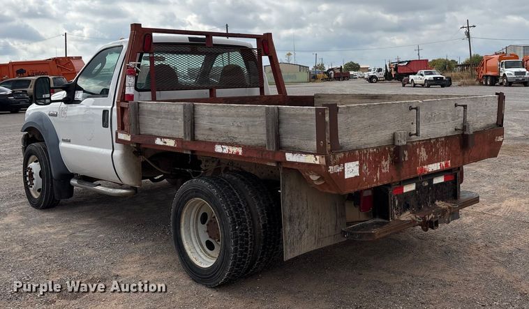 image for item EA7660 2007 Ford F450 Super Duty dump flatbed truck