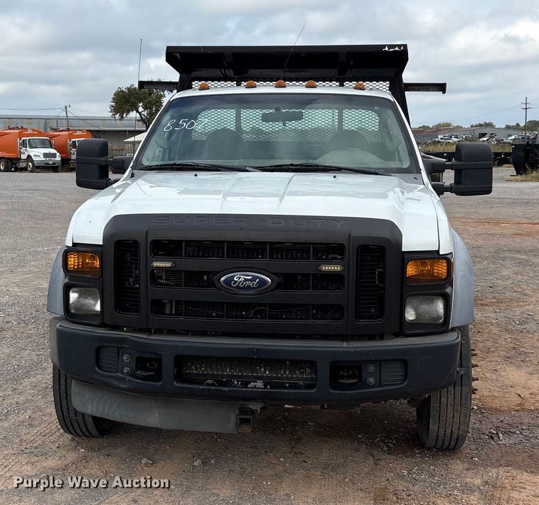 image for item EA7662 2009 Ford F450 Super Duty dump flatbed truck