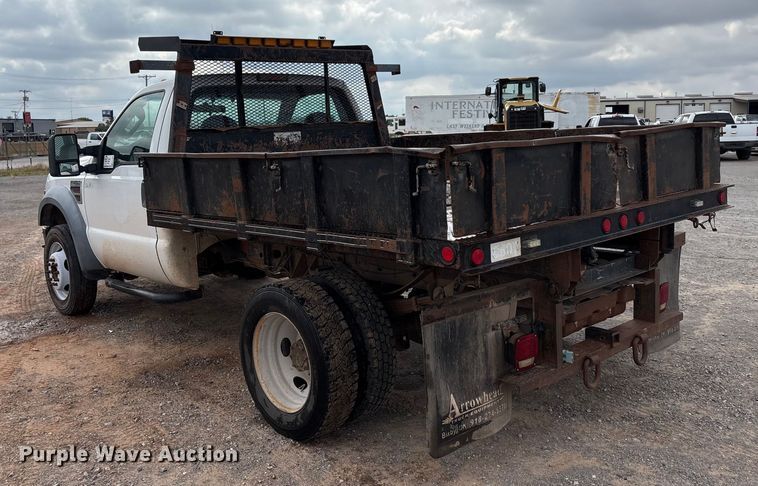 image for item EA7662 2009 Ford F450 Super Duty dump flatbed truck