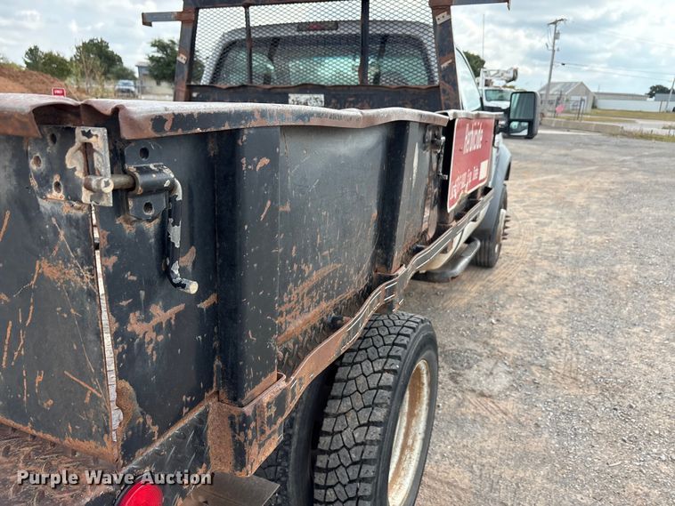 image for item EA7662 2009 Ford F450 Super Duty dump flatbed truck