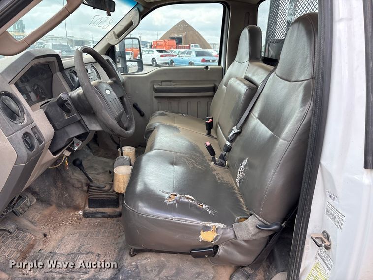 image for item EA7662 2009 Ford F450 Super Duty dump flatbed truck