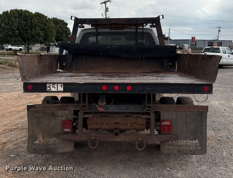 image for item EA7671 2009 Ford F450 Super Duty dump flatbed truck