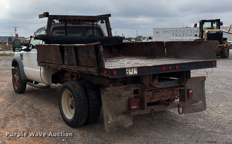 image for item EA7671 2009 Ford F450 Super Duty dump flatbed truck