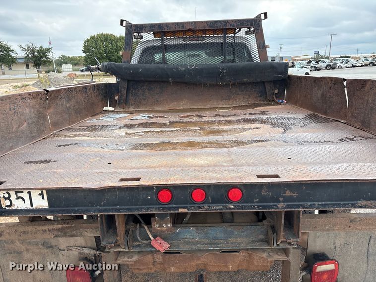 image for item EA7671 2009 Ford F450 Super Duty dump flatbed truck