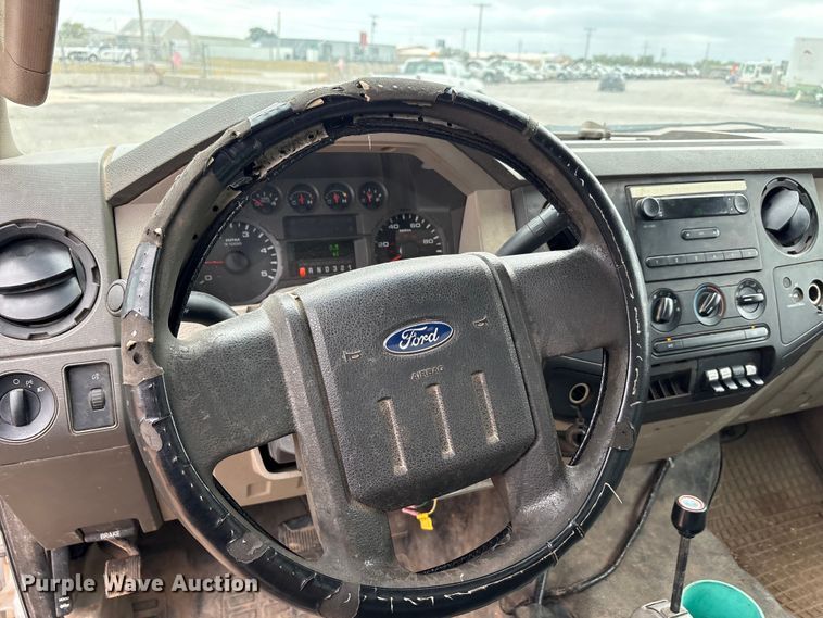 image for item EA7671 2009 Ford F450 Super Duty dump flatbed truck