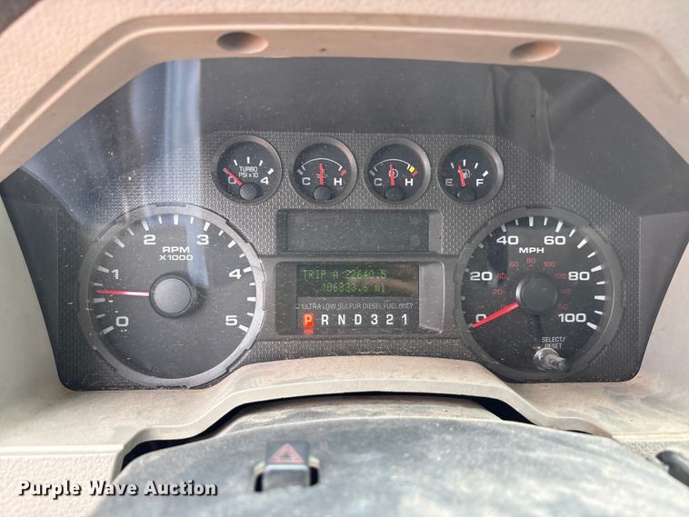 image for item EA7671 2009 Ford F450 Super Duty dump flatbed truck