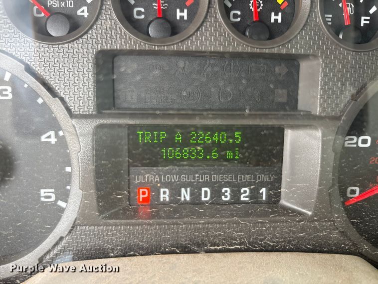 image for item EA7671 2009 Ford F450 Super Duty dump flatbed truck