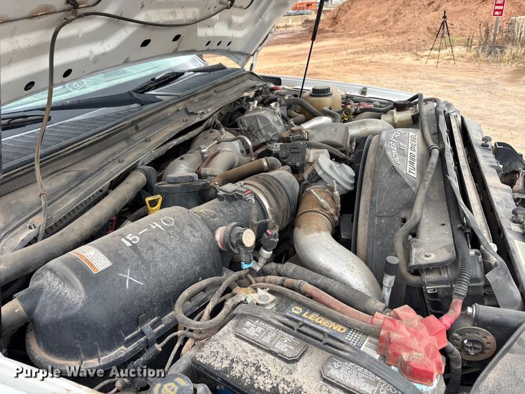 image for item EA7671 2009 Ford F450 Super Duty dump flatbed truck