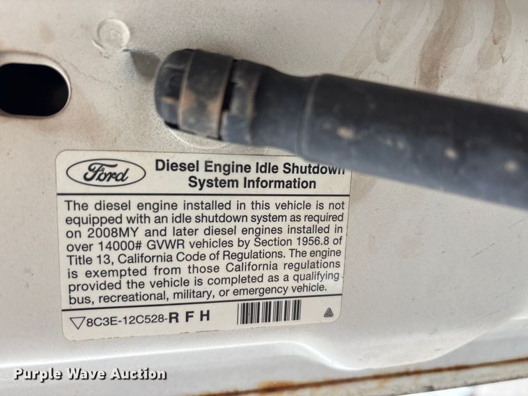 image for item EA7671 2009 Ford F450 Super Duty dump flatbed truck