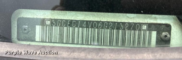 image for item EA7672 2006 Chevrolet Silverado 1500 pickup truck