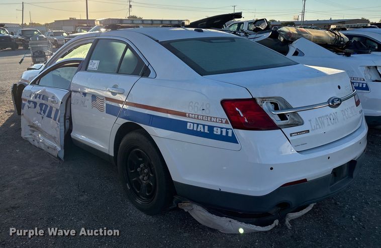 image for item EA7675 2015 Ford Taurus Police Interceptor 