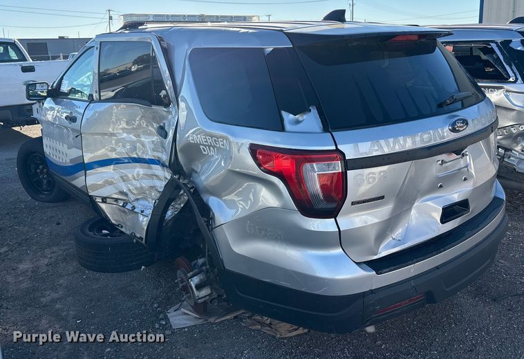 image for item EA7681 2018 Ford Explorer Police Interceptor SUV