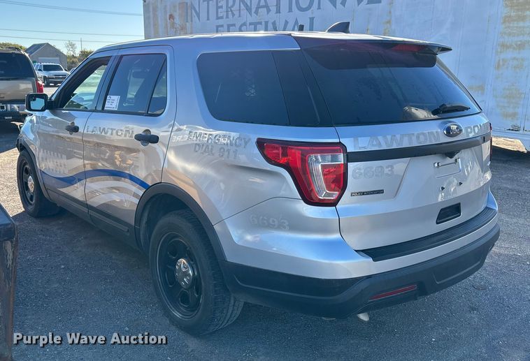 image for item EA7693 2018 Ford Explorer Police Interceptor SUV