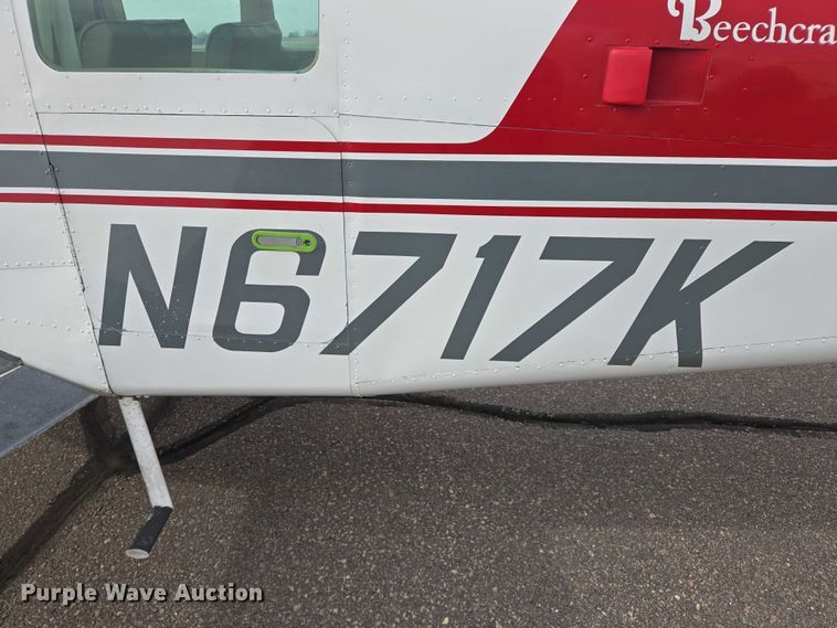 image for item EB1158 1980 Beechcraft Sundowner C23 airplane