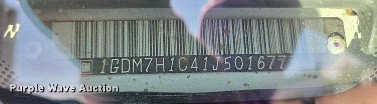 image for item EB1159 2001 GMC C7500 digger derrick truck