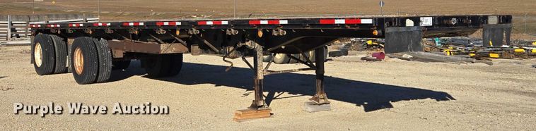 image for item EB1170 1986 Transcraft TL90K-45 flatbed trailer