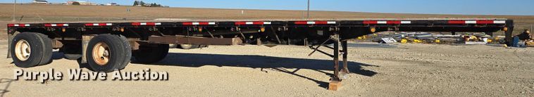 image for item EB1170 1986 Transcraft TL90K-45 flatbed trailer