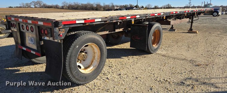 image for item EB1170 1986 Transcraft TL90K-45 flatbed trailer