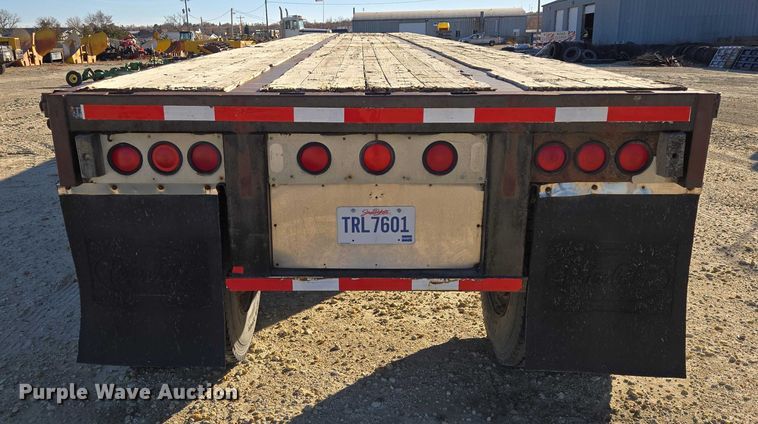 image for item EB1170 1986 Transcraft TL90K-45 flatbed trailer