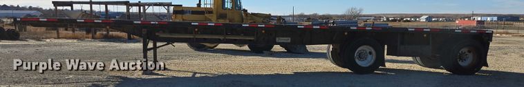 image for item EB1170 1986 Transcraft TL90K-45 flatbed trailer