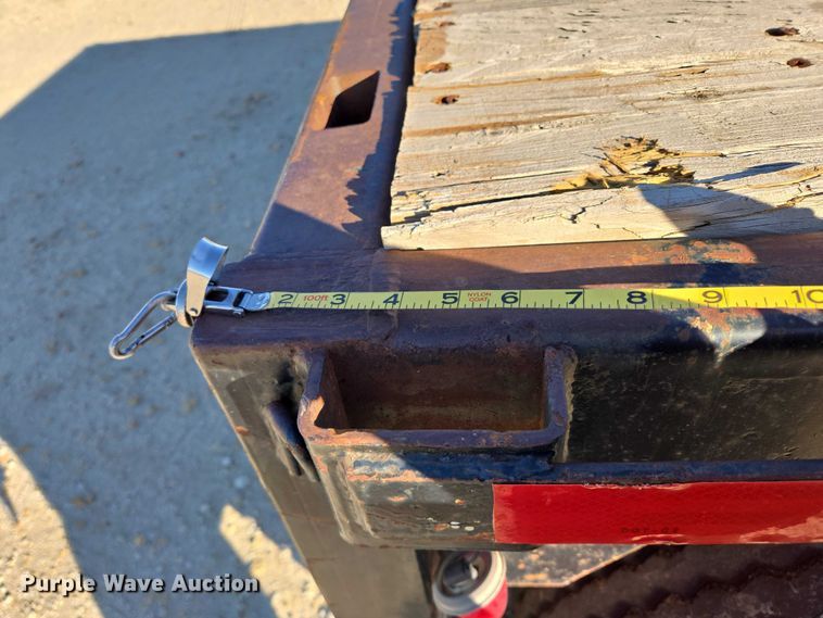 image for item EB1170 1986 Transcraft TL90K-45 flatbed trailer