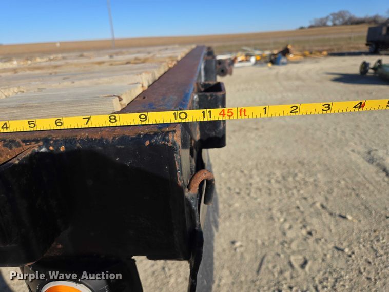 image for item EB1170 1986 Transcraft TL90K-45 flatbed trailer