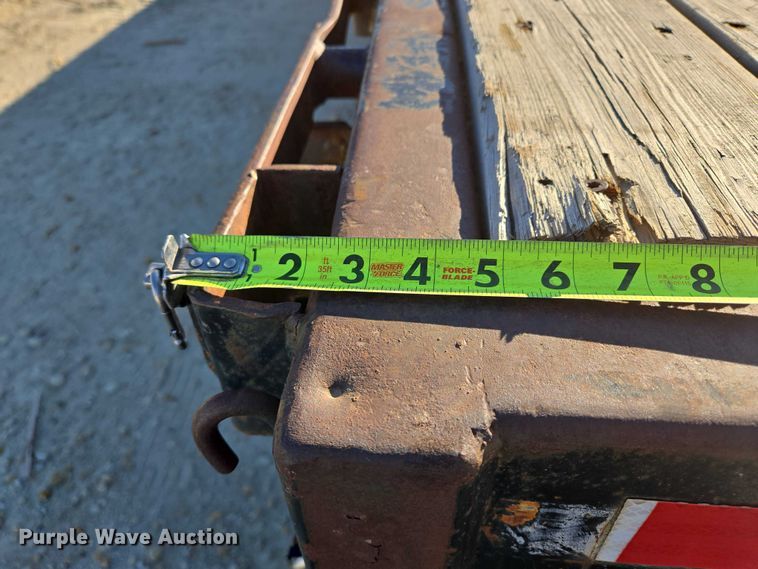 image for item EB1170 1986 Transcraft TL90K-45 flatbed trailer