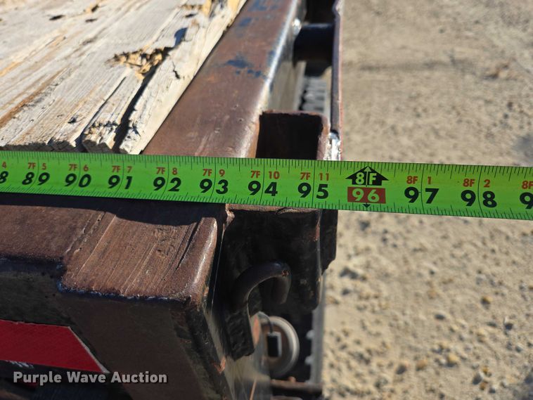 image for item EB1170 1986 Transcraft TL90K-45 flatbed trailer