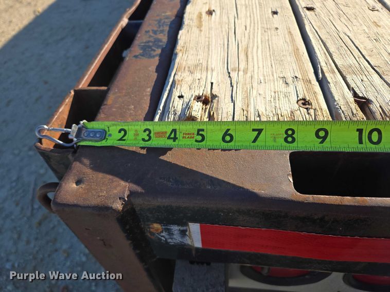 image for item EB1170 1986 Transcraft TL90K-45 flatbed trailer