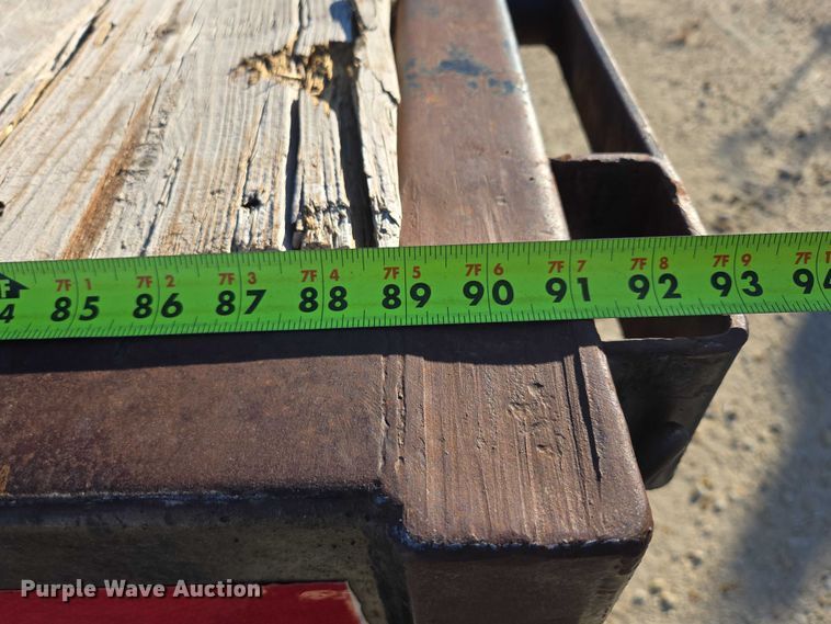 image for item EB1170 1986 Transcraft TL90K-45 flatbed trailer