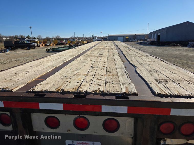 image for item EB1170 1986 Transcraft TL90K-45 flatbed trailer
