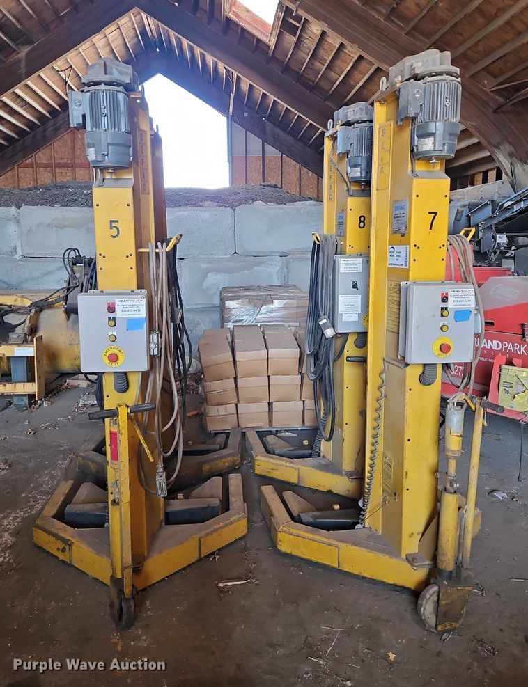 image for item EB8452 1996 Sefac 1200M65 four post automotive lift